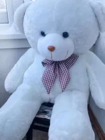 Белый мишка с бабочкой 180 см от интернет-магазина «» в 