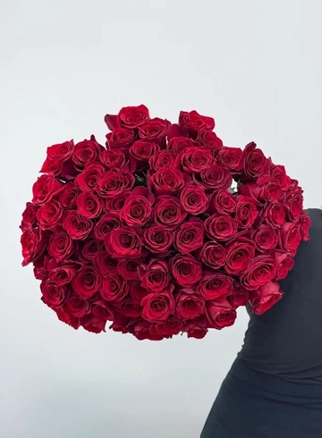 Букет: «Королевский рубин Эквадора 51» от интернет-магазина цветов в 