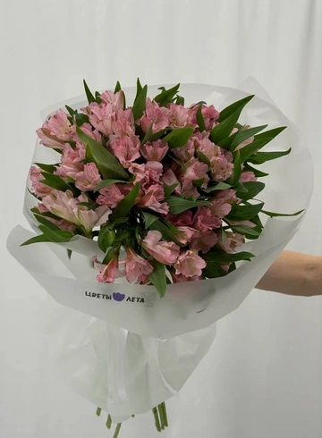 Букет &laquo;Альстромерия: розовая мечта 15&raquo; от интернет-магазина цветов в 