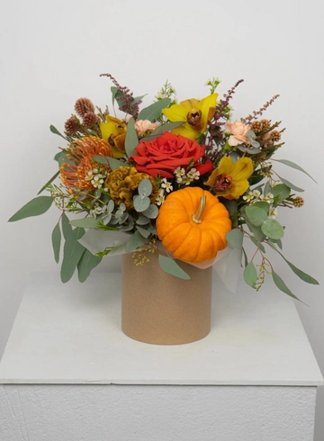 Композиция: «Палитра осени» от интернет-магазина цветов в 