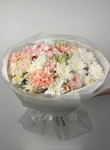 Букет: «Пастельная акварель» от интернет-магазина цветов в 