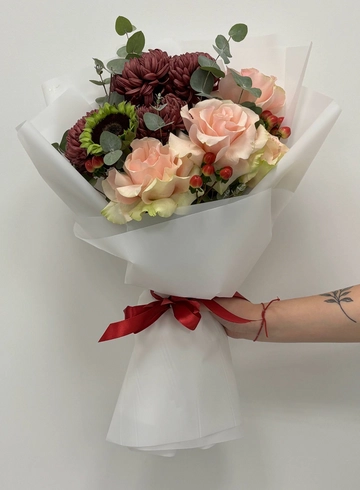 Букет: «Тепло листопада» от интернет-магазина цветов в 