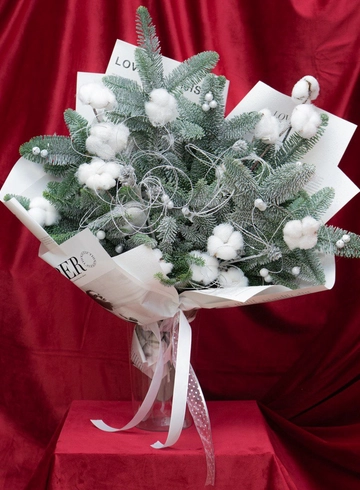 Букет: &laquo;Ледяная Симфония&raquo; от интернет-магазина цветов в 