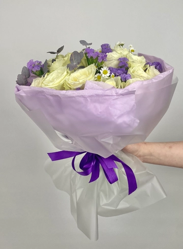 Букет: &laquo;Кенийская Ваниль&raquo; от интернет-магазина цветов в 